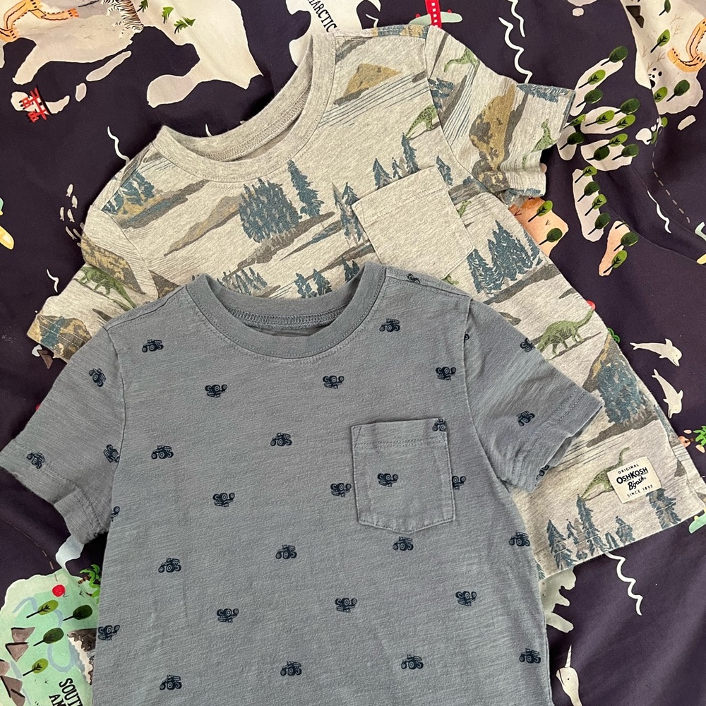2 boys Osh Kosh tees